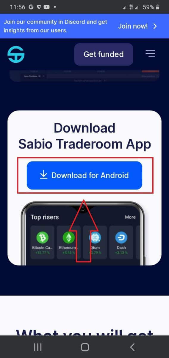 How to Download and Install SabioTrade Application for Mobile Phone (Android, iOS)
