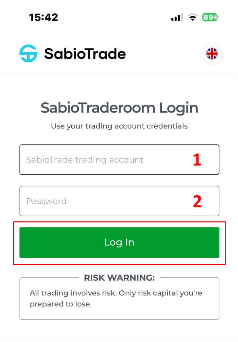 How to Login and Verify Account in SabioTrade