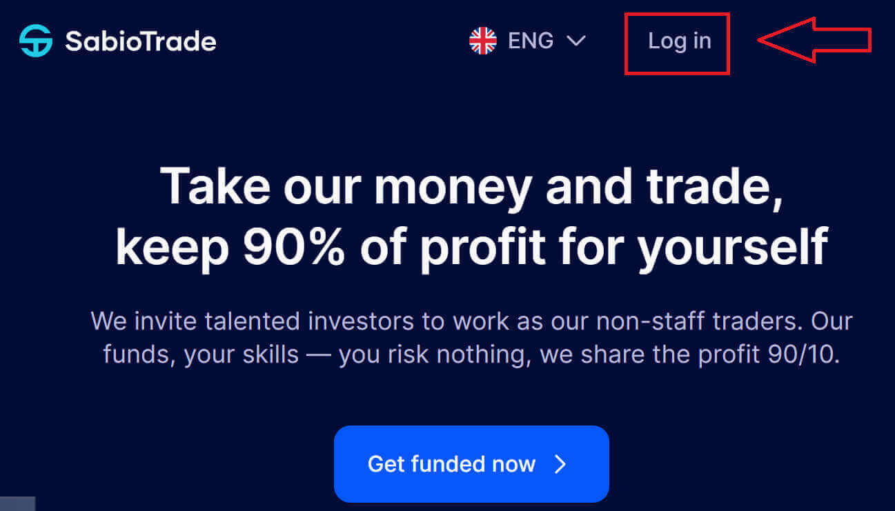 How to Login and Verify Account in SabioTrade