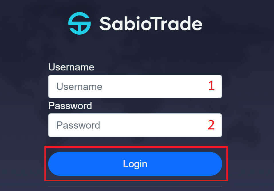 Kaip prisijungti prie SabioTrade Kaip prisijungti prie SabioTrade