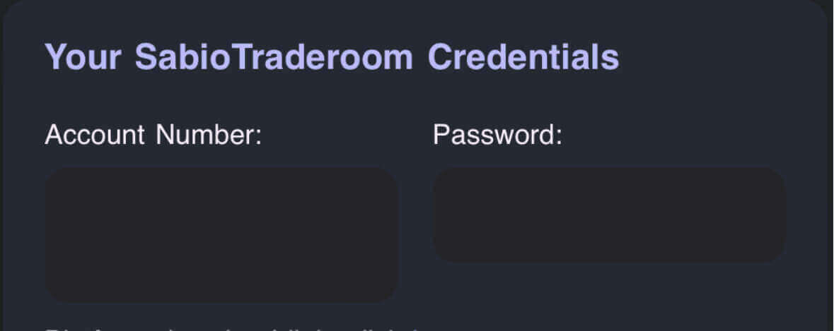 How to Open Account and Sign in to SabioTrade