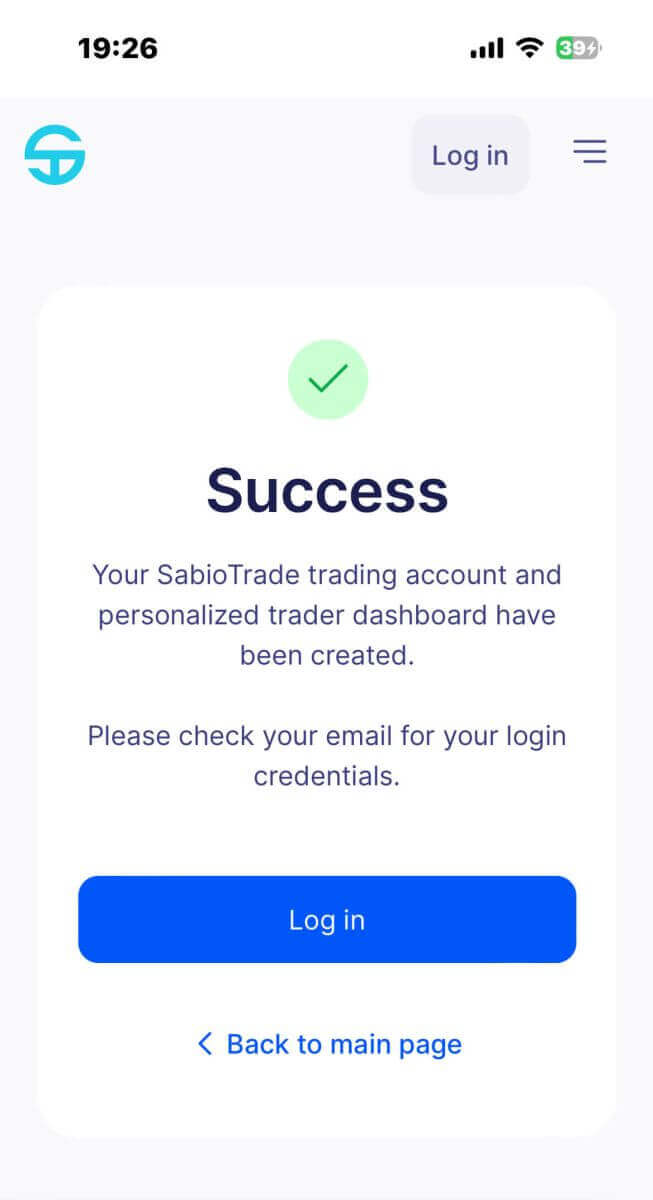 How to Register and start Trading with a Demo Account in SabioTrade
