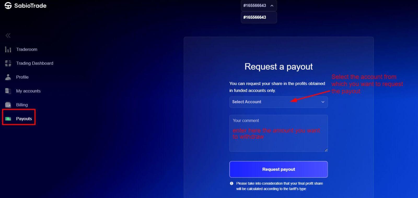 How to Register and Withdraw on SabioTrade